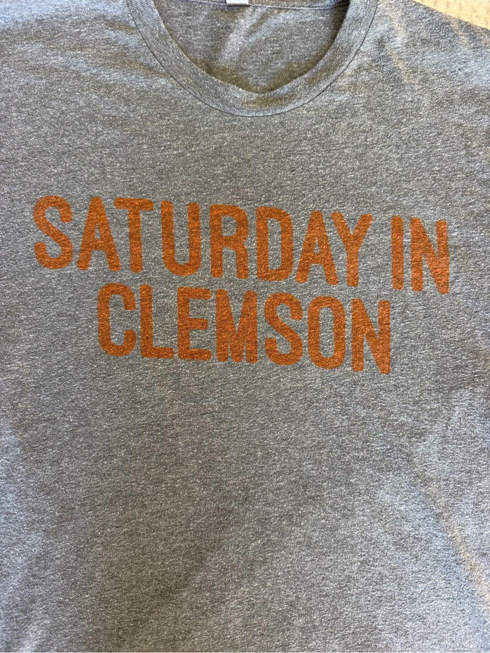 “Saturday In Clemson” Soft Cotton Tee Shirt